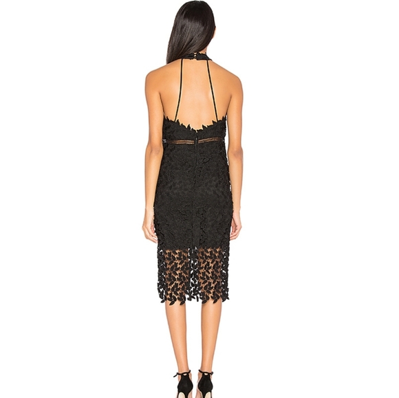 Bardot Gemma Lace Halter Midi Dress - Picture 3 of 8